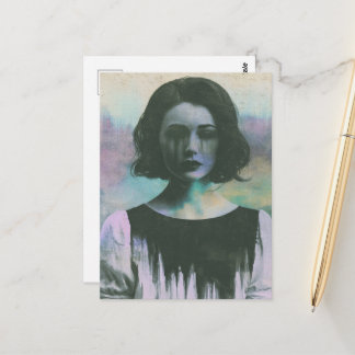 Carte Postale Une femme triste