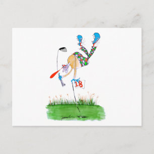 Carte Postale une fête - golf, tony fernandes