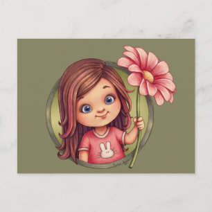 Carte Postale Une fleur pour vous