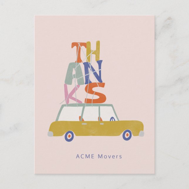 Carte Postale Une grosse cargaison de Merci Merci (Devant)