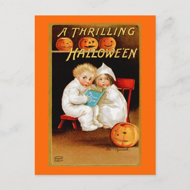 Carte Postale " Une Halloween palpitante" (Devant)