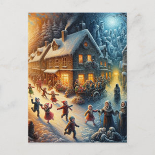 Carte Postale Une horreur de Noël en ville