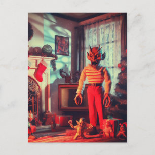 Carte Postale Une horreur des démons de Noël