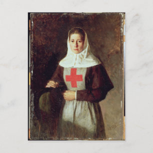 Carte Postale Une infirmière, 1886