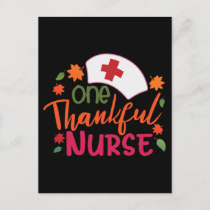 Carte Postale Une Infirmière Remerciée Appréciation Thanksgiving