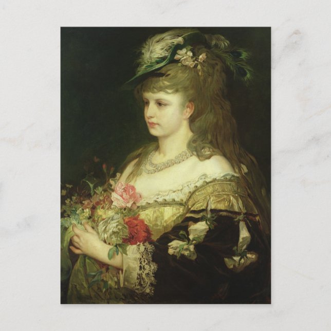 Carte Postale Une jeune fille (Devant)