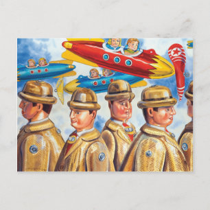 Carte Postale "Une journée à l'aéroport"