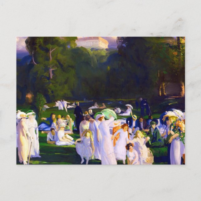 Carte Postale Une journée en juin par George Wesley Bellows (Devant)
