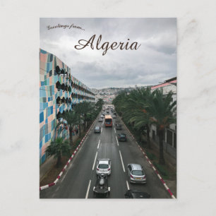 Carte Postale Une journée pluvieuse à Alger Algérie