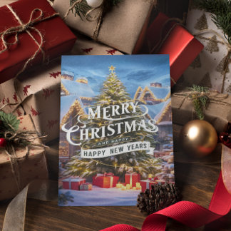 Carte Postale Une magie de Noël éclatante