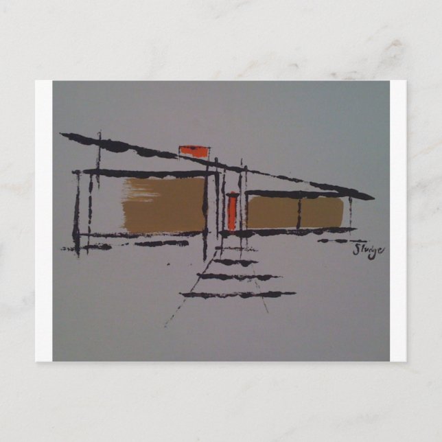 Carte Postale Une maison Eichler sur une T #1 (Devant)