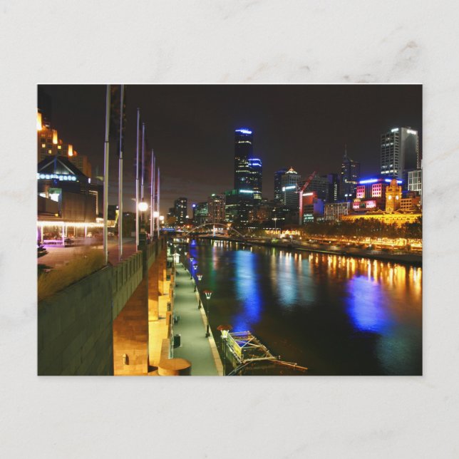 Carte Postale Une nuit à Melbourne (Devant)