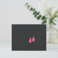 une paire de feuilles rouges sur un arrière - plan