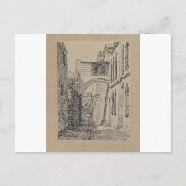 Carte Postale Une partie de l'ancienne arche appelée Ecce homo (Devant)