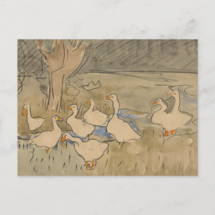 Carte Postale Une patte de canards