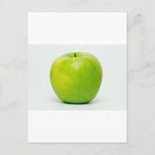 Carte Postale une pomme par jour garde le médecin à distance