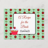 Une recette pour la Mariage mariée Recette Card