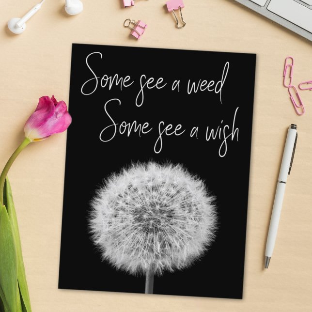 Carte Postale Une réflexion positive citation motivationnelle pi (Créateur téléchargé)