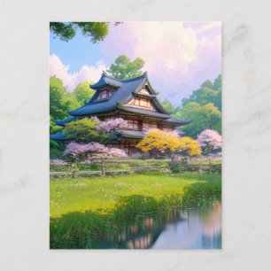 Carte Postale Une retraite paisible au coeur de la nature