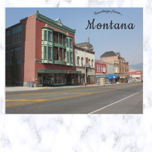 Carte Postale Une rue à Butte Montana USA