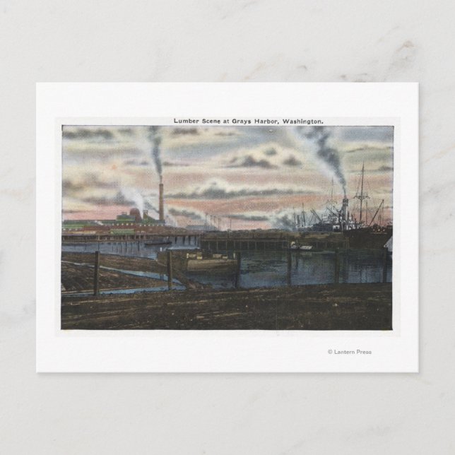 Carte Postale Une scène de bois (Devant)