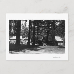 Carte Postale Une scène de camping