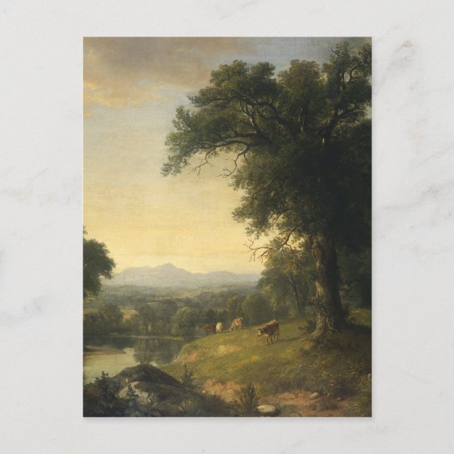 Carte Postale Une Scène Pastorale Par Asher Brown Durand (Devant)