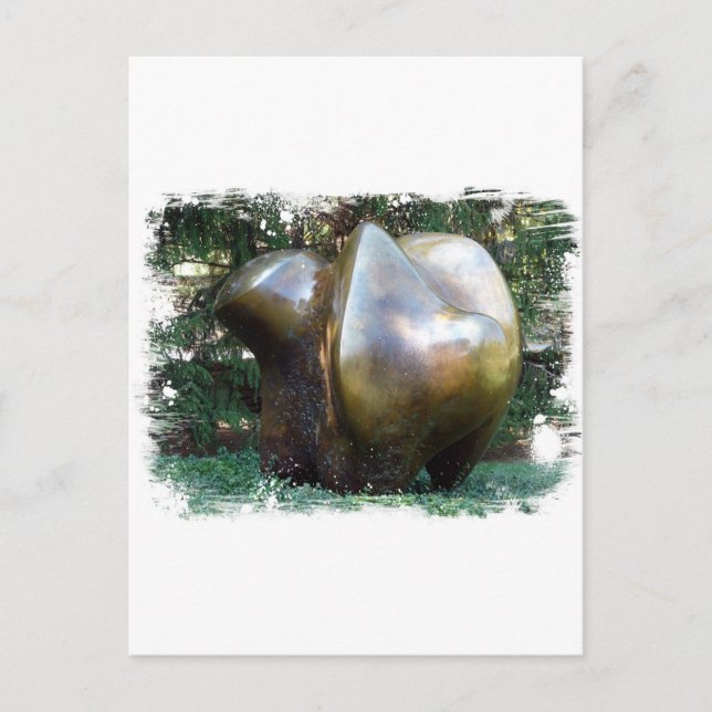 Carte Postale Une sculpture de Kansas City dans le parc (Devant)