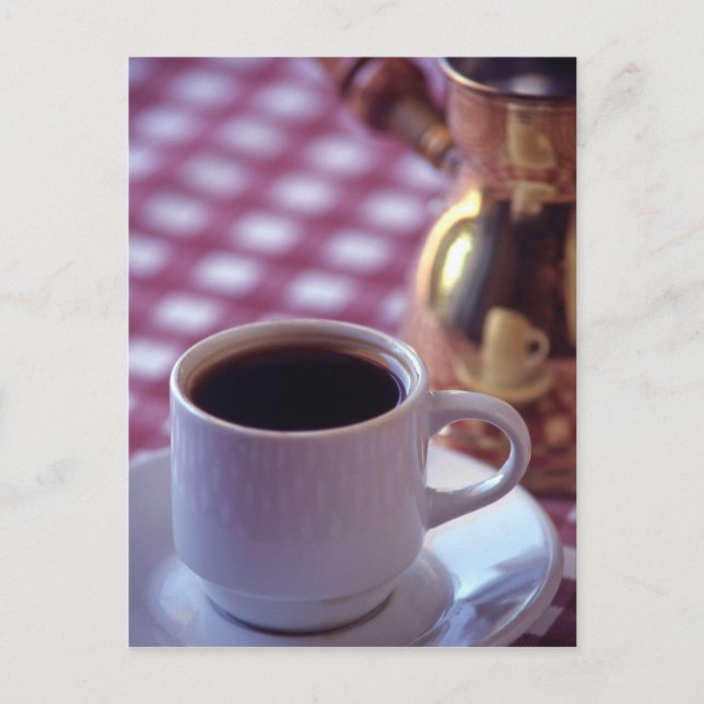 Carte Postale Une tasse de café arabe. Syrie. Le milieu (Devant)