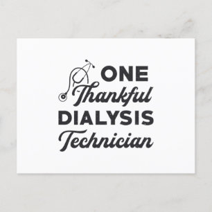 Carte Postale Une technicienne de dialyse reconnaissante Infirmi