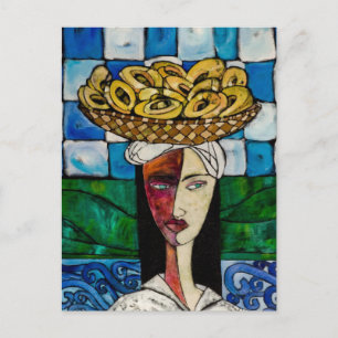 Carte Postale Une vendedora de Chipas