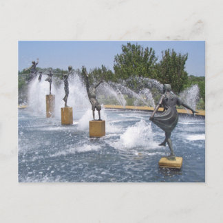 Carte Postale Une ville de Kansas, Missouri, Fontaine