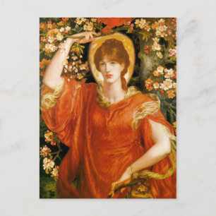 Carte Postale Une vision de Fiammetta - Dante Gabriel Rossetti