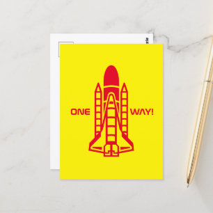 Carte Postale Une Voie ! Navette Spacecraft