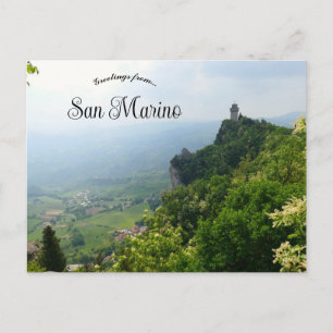 Carte Postale Une vue aérienne de Saint-Marin