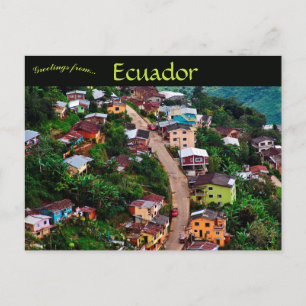 Carte Postale Une vue de Zaruma Équateur