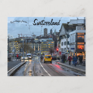 Carte Postale Une vue de Zurich Suisse