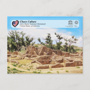 Carte Postale UNESCO - Chaco - Monument national des ruines d'Az