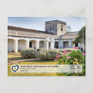 Carte Postale UNESCO - Édifice jésuite et Estancias de Cordoue