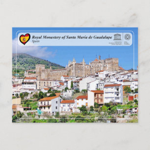 Carte Postale UNESCO - Monastère royal de Ste Marie de Guadalupe