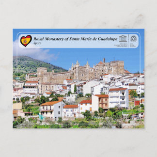 Carte Postale UNESCO - Monastère royal de Ste Marie de Guadalupe