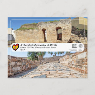 Carte Postale UNESCO - Mur romain et tour islamique Albarrana