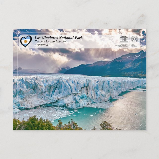 Carte Postale UNESCO - Parc national de Los Glaciares (Devant)
