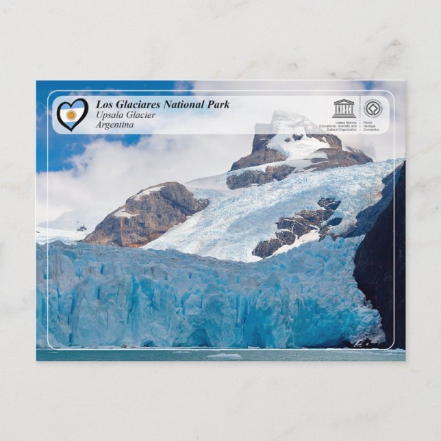 Carte Postale UNESCO - Parc national de Los Glaciares (Devant)