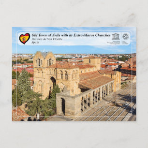 Carte Postale UNESCO WHS - Ávila - Basílica de San Vicente