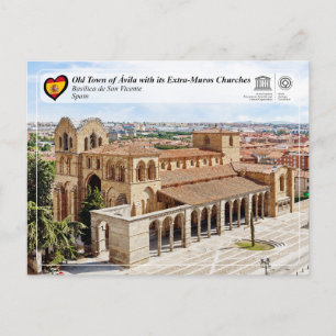 Carte Postale UNESCO WHS - Ávila - Basílica de San Vicente