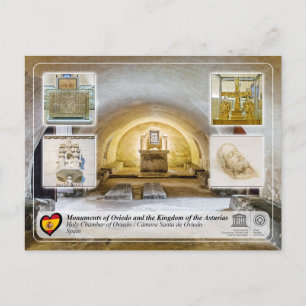 Carte Postale UNESCO WHS - Cámara Père Noël de Oviedo