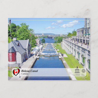 Carte Postale UNESCO WHS - Canal Rideau