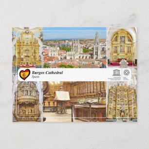 Carte Postale UNESCO WHS, Cathédrale de Burgos / Catedral de Bur