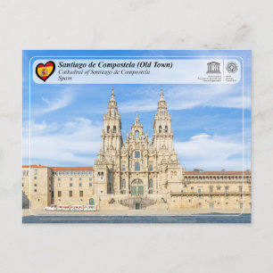 Carte Postale UNESCO WHS - Cathédrale de Saint Jacques de Compos